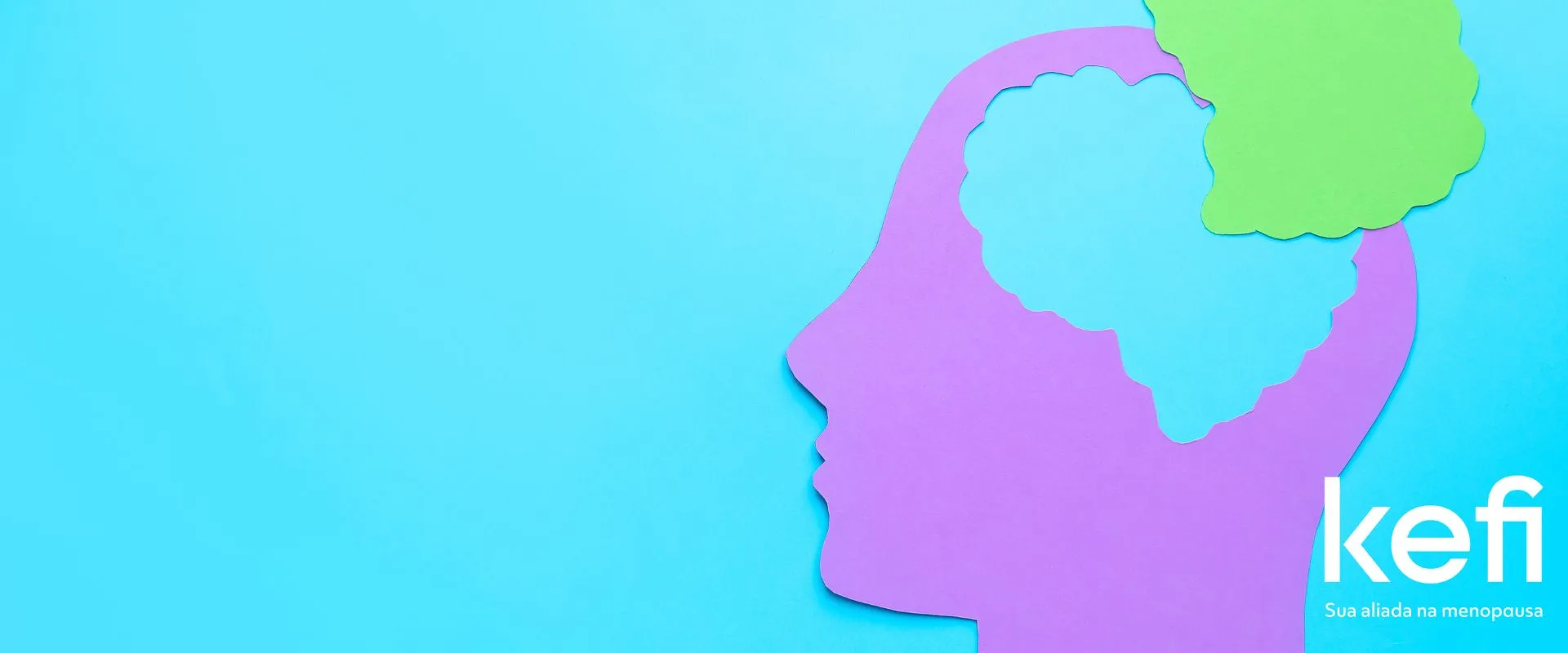 Silhueta colorida de uma mulher representando o bem-estar cognitivo e emocional durante a menopausa, destacando-se contra um fundo azul. A imagem simboliza apoio e equilíbrio para a saúde feminina, alinhando-se com o tema da melhoria da memória e saúde mental na menopausa oferecida pela fosfatidilserina do suplemento Balance.